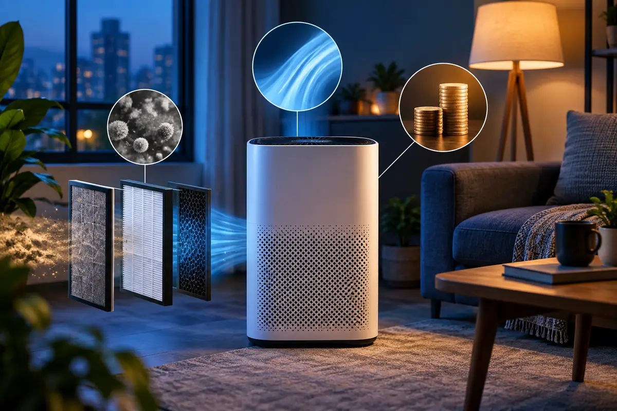 Editorial photograph for Air Purifier Buying Guide: CADR, Filters and Running Cost